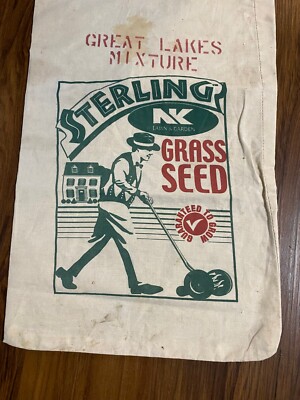 NORTHRUP KING GRASS SEED CLOTH BAG