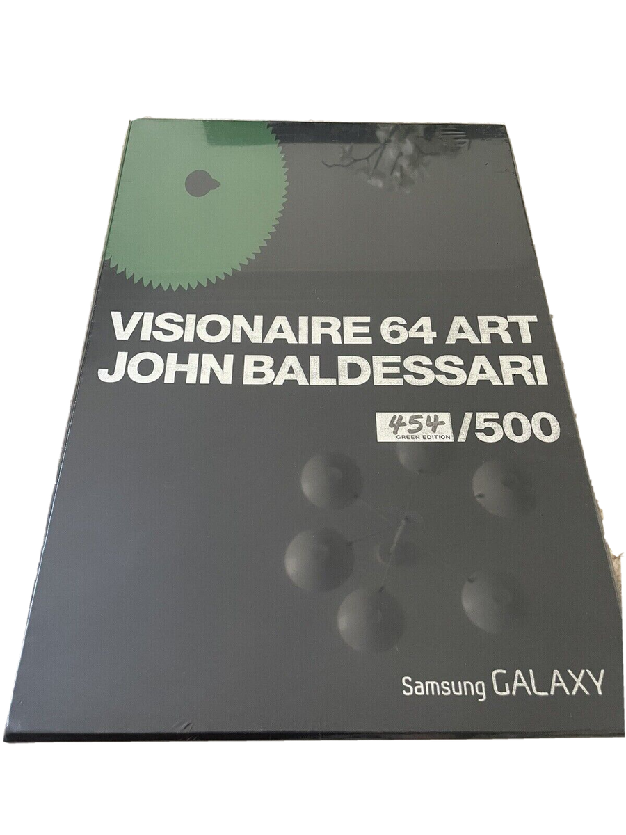 John Baldessari Visionaire 64 ART Green edition number xxx / 500