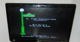 Vintage Nintendo Sesame Streets Big Bird's Hide and Speak Video Game NES VHTF