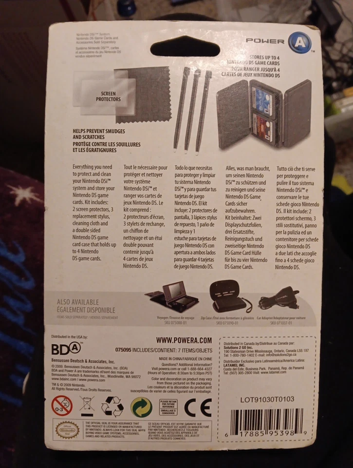 Nintendo DSI Clean And Protect Kit - Red LOT OF 8 PCS - Image 2 of 4