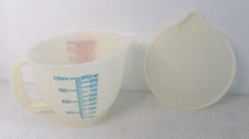 Tupperware Mix N Store Measuring Pitcher Bowl 4 Cup #1288-6 With Lid Vintage
