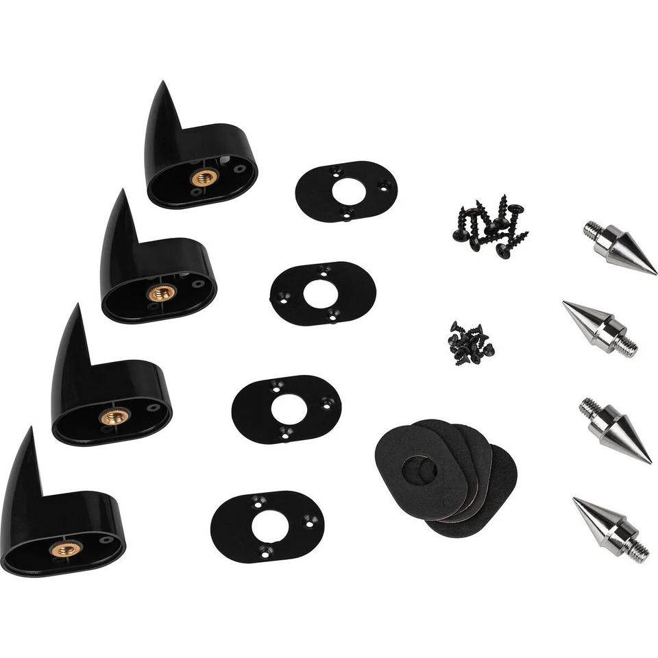 Dayton Audio OP-4 Outrigger Speaker Spike Set with ABS Base 4 Pcs