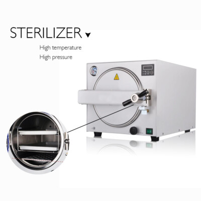 18L Dental Autoclave Sterilizer High Temperature Steam Disinfection Cabine E218