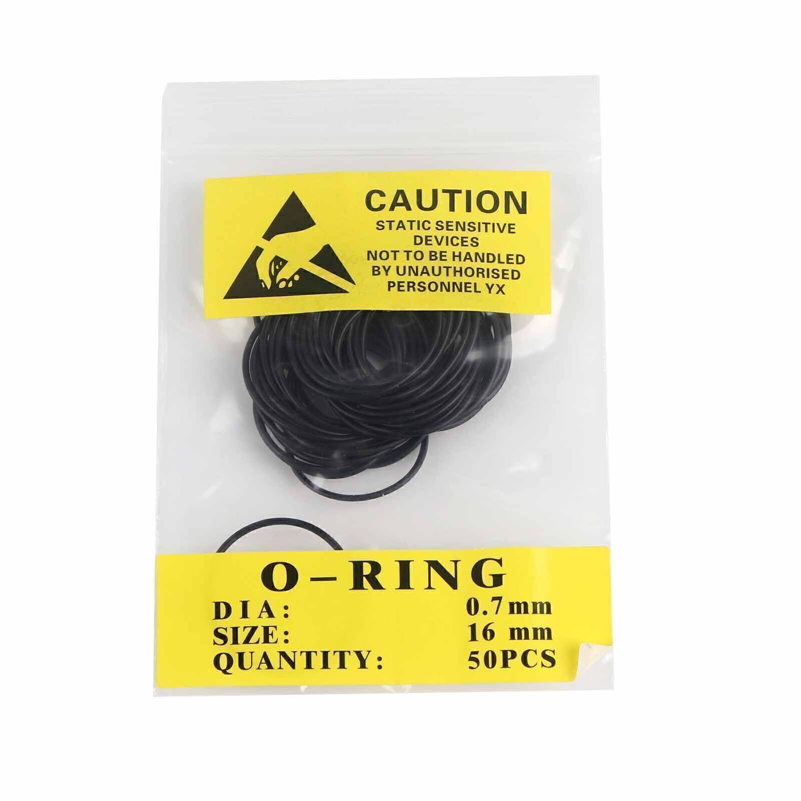 750pcs Set 12mm30mm Universal Rubber O Ring Watch Back Cover Seal Gaskets 0.7mm