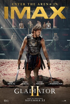 Gladiator II poster (p) - 11'' x 17'' - Paul Mescal, Pedro Pascal, Ridley Scott