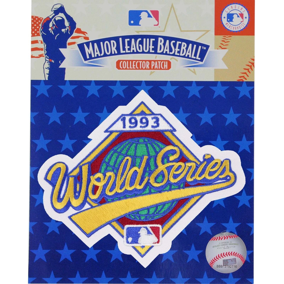 1993 MLB World Series Sleeve Patch Philadelphia Phillies Toronto Blue Jays - Image 3 of 3