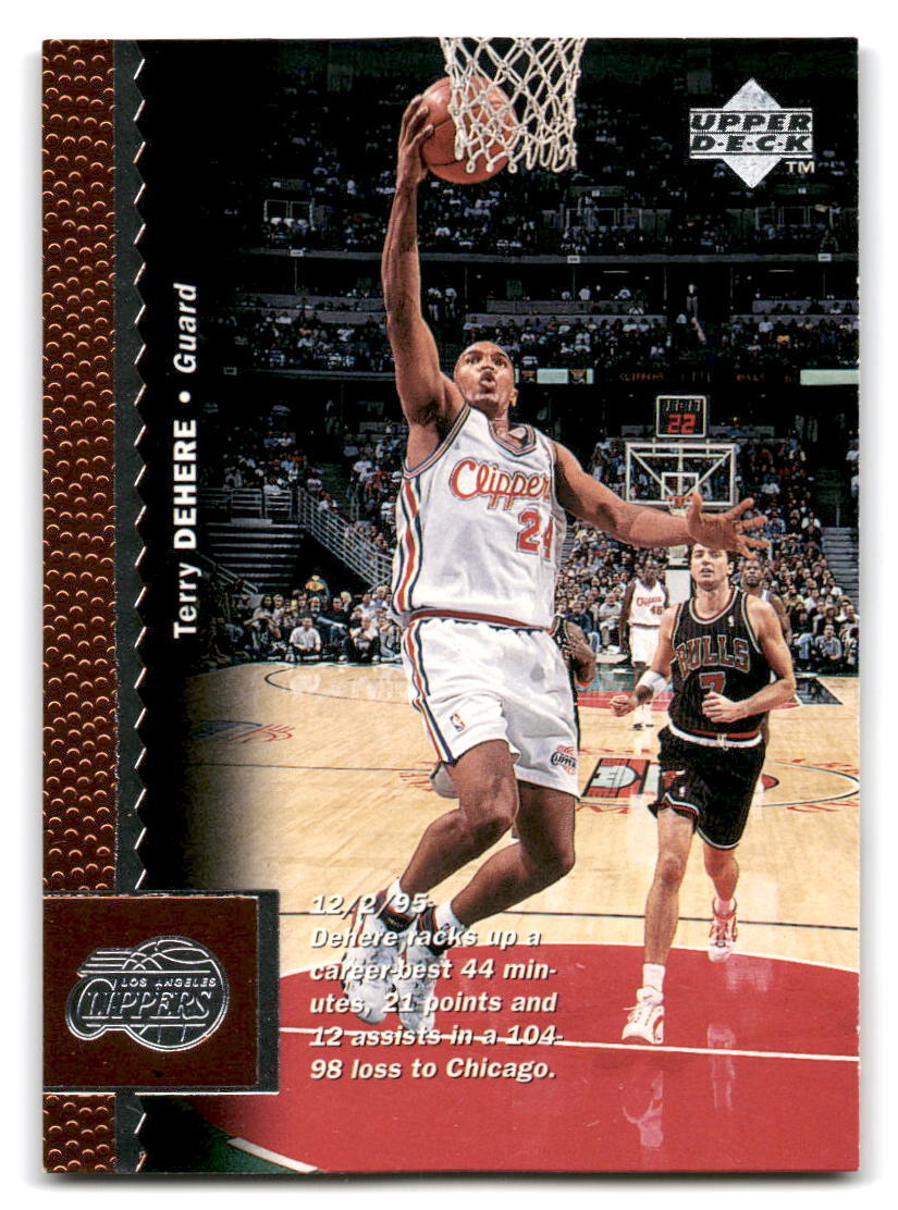 Terry Dehere 1996-97 Upper Deck BASKETBALL #232 Los Angeles Clippers