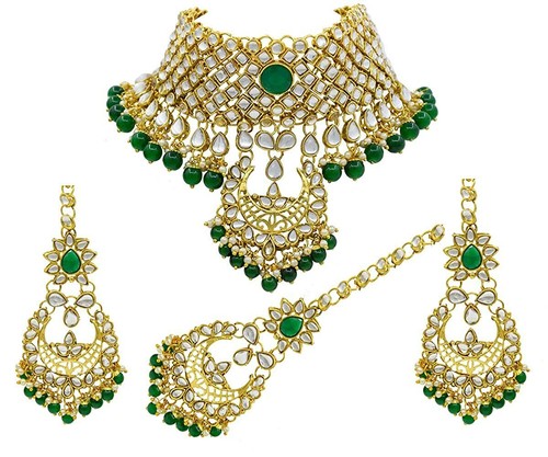 Maharani Kundan Choker Half Bridal 