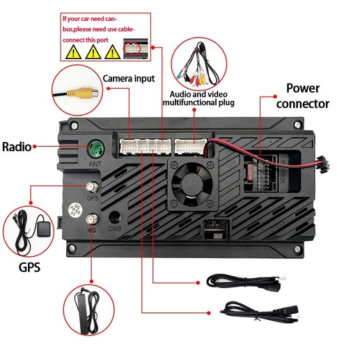13 Zoll Android Dual Spindel 1920.1200 Touchscreen Auto Radio GPS Navigation - Afbeelding 8 van 10