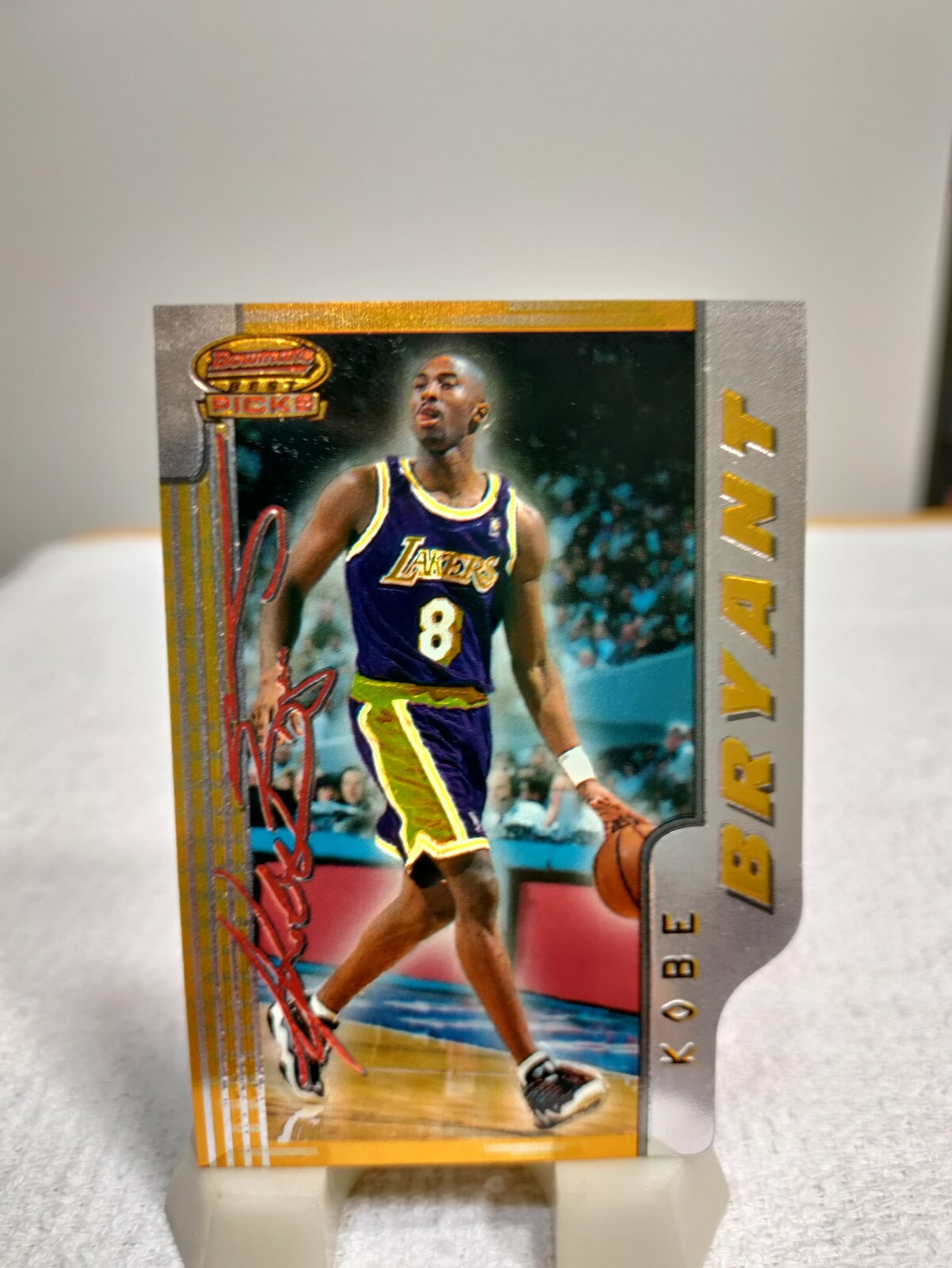 1996-97 Bowman's Best Picks #BP10 Die Cut Kobe Bryant Rookie Los Angeles Lakers