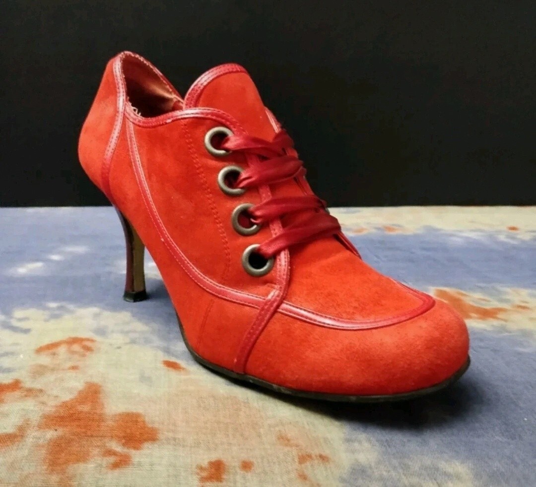 Womens Schuh Rockabilly Retro Vintage Fashion Heels Size UK EU