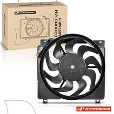 A-Premium Radiator Cooling Fan Assy w/ Shroud for Jeep Cherokee 1987-01 Comanche
