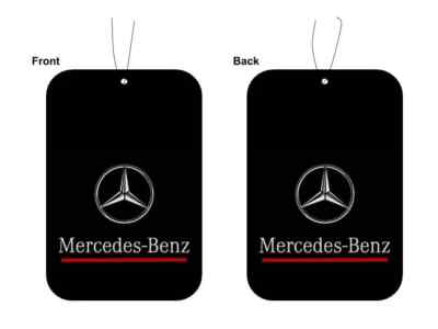 Mercedes-Benz AMG Auto Logo Lufterfrischer doppelseitig 2 für 3,99 (Zitrone)