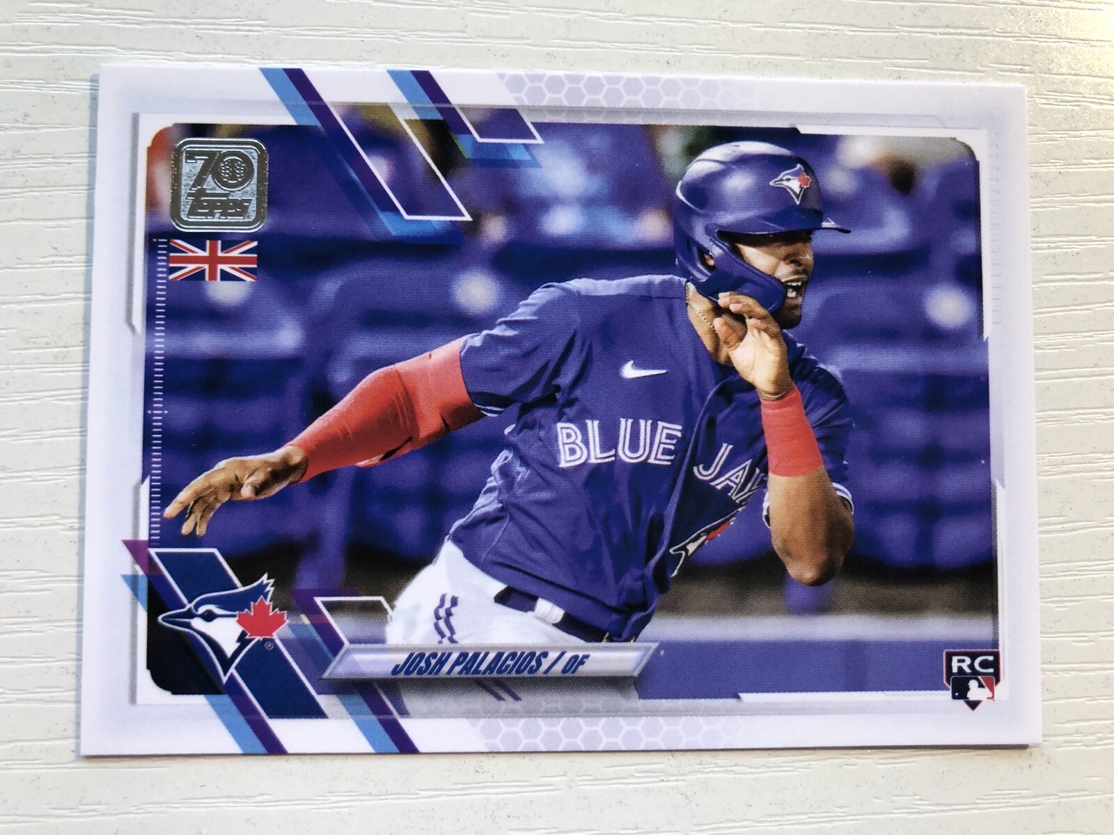 2021 Topps UK Edition Josh Palacios Blue Jays RC 175