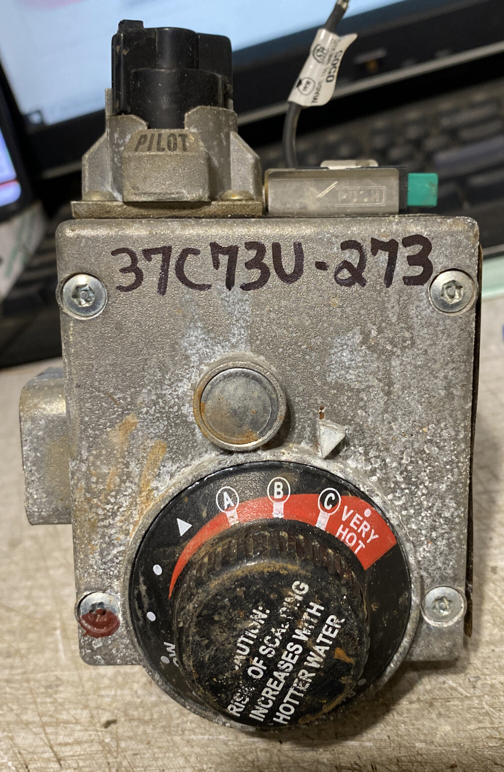 Water Heater Gas(natural Gas) Valve 182791-004, 37C73U-273 | eBay