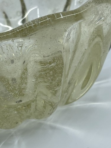 VTG MCM Murano Large Seashell 1950’s Mid Century Modern Venetian Mercury Italy - Picture 23 of 24