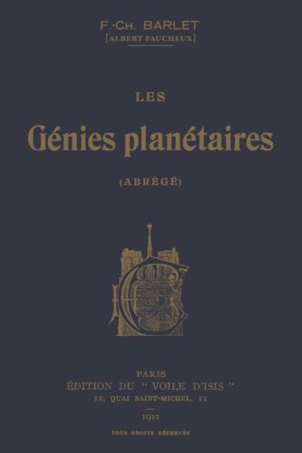 F. -Ch. Barlet (u. a.) | Les Génies planétaires | Taschenbuch | Französisch - Bild 1 von 1