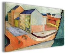 Famous Paintings August Macke XVII Prints Reproductions on Canvas Copy