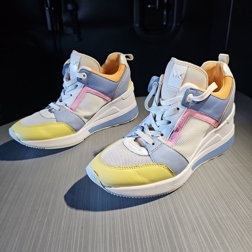 Michael Kors Georgie Trainer Sneakers Multi Color Sz 6M Limited Edition Rare EUC