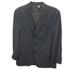NWT Daniel Cremieux Loro Piana 3 Button Charcoal Gray Sport Coat Suit Jacket