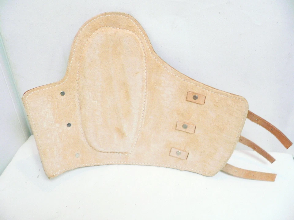 МАНЖЕТА СВАРЩИКА РУЧНОЙ РАБОТЫ ИЗ НАТУРАЛЬНОЙ КОЖИ 12 1/2 «КОНИЧЕСКАЯ - Изображение 3 из 4