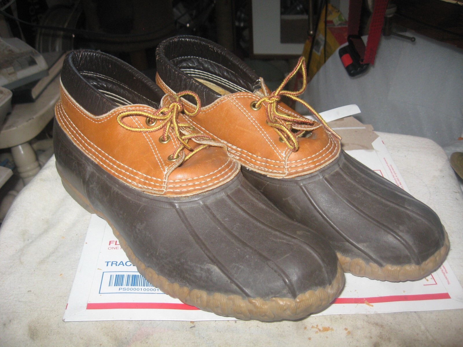 LL BEAN Mens BEAN BOOTS Low CUT Duck 