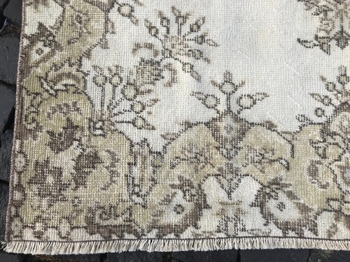 Turkish Antique rug Bohemian Area rug Oushak rug Vintage Rug Handmade Wool rug - Picture 10 of 12