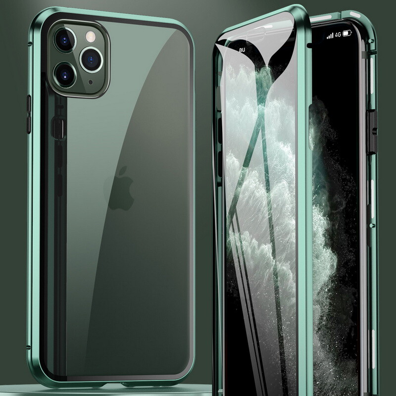 Case For IPhone 15 14 Pro Max 13 11 12 XS XR 8 Magnetic Double Sided Glass Cover - Foto 9