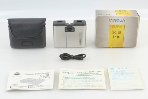 【 Mint in BOX 】 Minolta UC III 6x16 9.1° Compact Binoculars From Japan #2011 - Picture 2 of 10