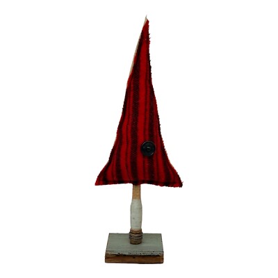 NEW Handmade Repurposed Christmas Tree Vintage Wool Bobbin Trunk Beadboard Base