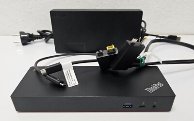 LENOVO 40AN ThinkPad Thunderbolt 3 Workstation USB-C Dock 230 Watt Netzteil