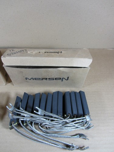 24 cepillos de carbono Mersen DC Motor, T=1/2", W=1,25", F17 6677 - Imagen 3 de 10
