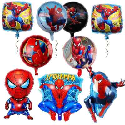 Spiderman Folien Helium Luft Ballon Für Jungen Kinder Geburtstag Party Deco