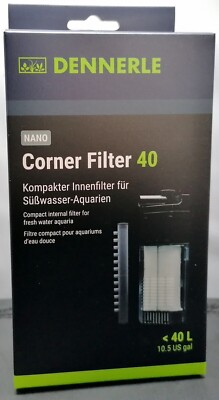 Dennerle Nano  Eckfilter für Mini Aquarien,Garnele,Fische f. 10-40 Liter DE30080