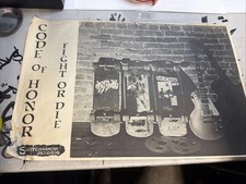 Rare Punk Rock Poster Code Of Honor Fight Or Die Rare 16x11