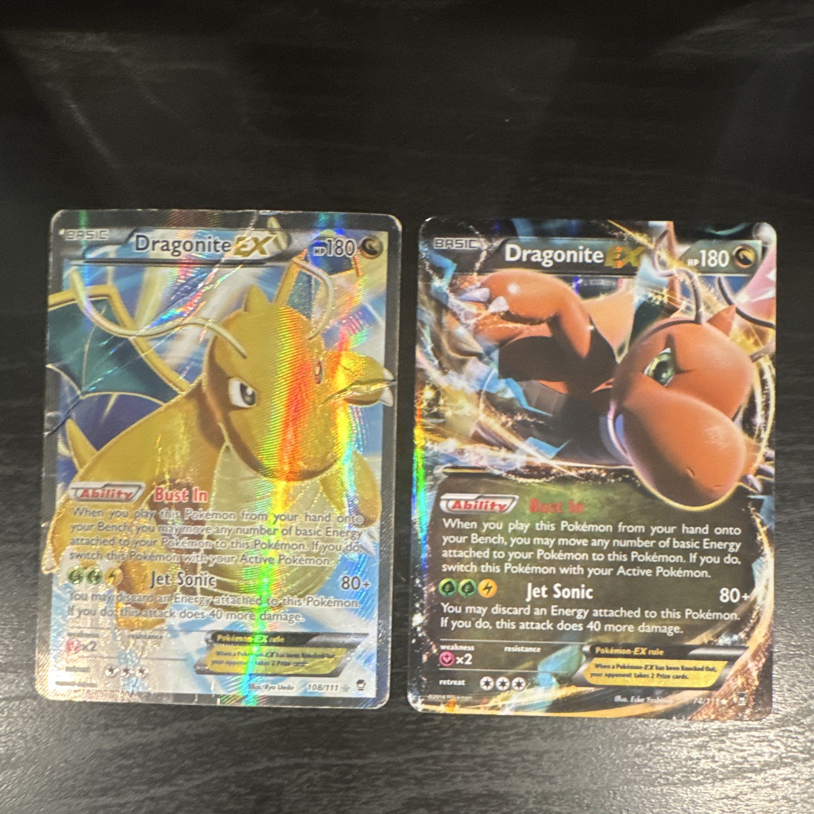 Dragonite EX 74/111 108/111 XY Furious Fists X2 Mid Era 2014 Pokemon Ryo Ueda