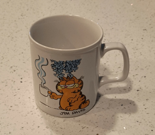 Garfield I Like My Coffee Hot Coffee Mug Enesco Vintage RARE 1981