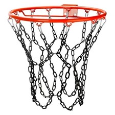 Basketball Net Replacement Heavy Duty,Resin Material, Anti-Rust Use Black