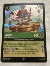 Ravensburger Lorcana Stitch - Alien Buccaneer 8/204 PROMO Foil EN NM