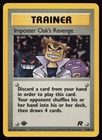 Imposter Oak's Revenge 76/82 Team Rocket 1st Edition (Gengar Cameo)
