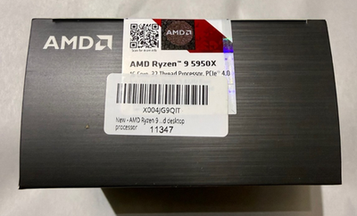 AMD Ryzen 9 5950X Desktop Processor (4.9GHz, 16 Cores, Socket AM4