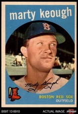 1959 Topps #303 Marty Keough Red Sox 5 - EX