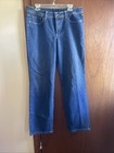 Gloria Vanderbilt “GLENNA” Blue Jeans-Straight Leg-Button/Zipper-Size 14 AVERAGE — photo 1