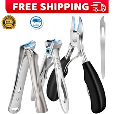 Heavy Duty Toenail Clippers for Seniors Thick Toenails,  Large Toe Nail Clippers