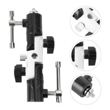 Set Swivel Light Stand Flashlight Holder Camera Flash Swivel Mount U- Shape
