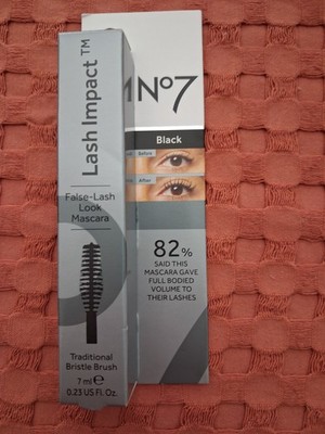 No7 Lash Impact (BLACK) Mascara 0,23 fl oz Stiefel neu