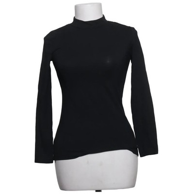 Lindex, Langarmshirt, Größe: XS, Schwarz, Baumwolle/Elasthan, Einfarbig #Tmi