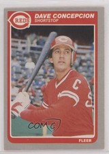 1985 Fleer Dave Concepcion #532 0bn8