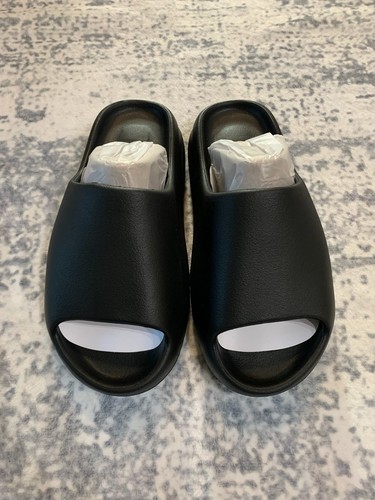 Yzy YZ YS-01 Slide BLACK Mens FREE SHIPPING WITH BAG MULITPLE SIZES