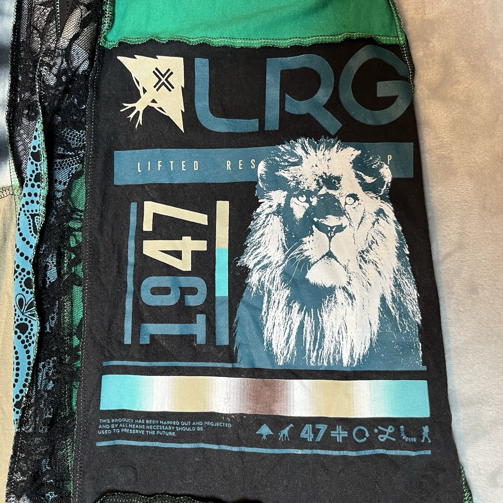 Styles Ever After Patchwork Upcycled Band Tee Max… - image 2